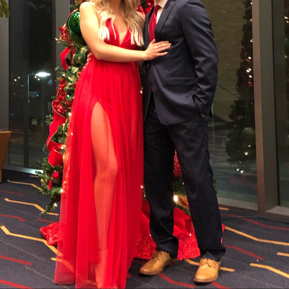 Red dress
